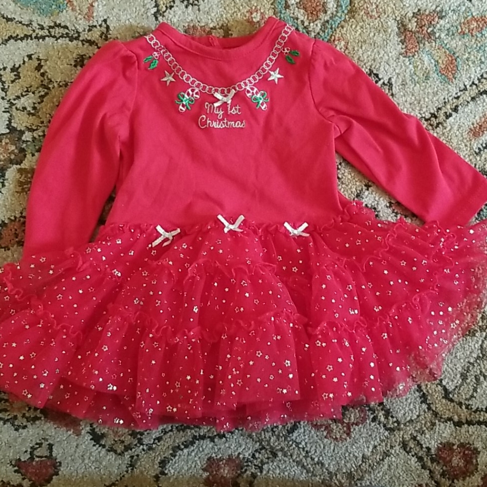 My first Christmas little Me dress 9 months